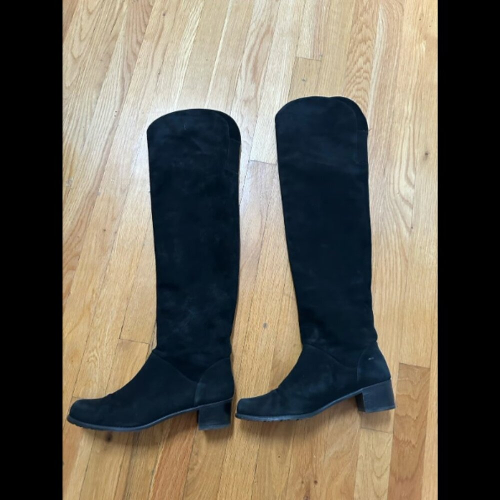 STUART WEITZMAN Suede Over the knee boot 8.5 - Picture 10 of 12